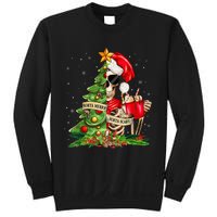 Funny Christmas Sorta Merry Sorta Scary Skeleton Xmas Tree Sweatshirt