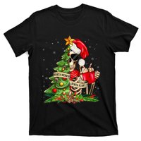 Funny Christmas Sorta Merry Sorta Scary Skeleton Xmas Tree T-Shirt