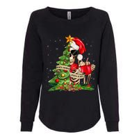 Funny Christmas Sorta Merry Sorta Scary Skeleton Xmas Tree Womens California Wash Sweatshirt