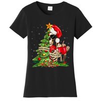 Funny Christmas Sorta Merry Sorta Scary Skeleton Xmas Tree Women's T-Shirt