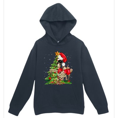 Funny Christmas Sorta Merry Sorta Scary Skeleton Xmas Tree Urban Pullover Hoodie