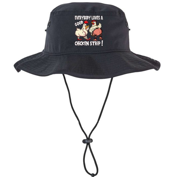 Funny Chicken Strip Saying For Men And Women Adult Humor Legacy Cool Fit Booney Bucket Hat