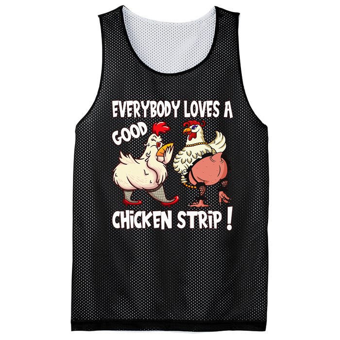 Funny Chicken Strip Saying For Men And Women Adult Humor Mesh Reversible Basketball Jersey Tank