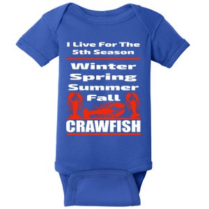 Funny Crawfish Season Mudbug Party Gift Cool Gift Baby Bodysuit