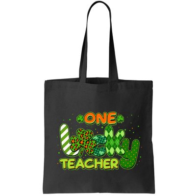Funny Cute St Patrick's Day One Lucky Teacher Bag