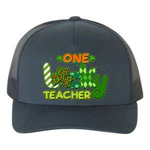 Funny Cute St Patrick's Day One Lucky Teacher Yupoong Adult 5-Panel Trucker Hat