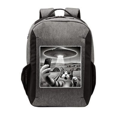Funny Cat Selfie With Alien UFO Cat Vector Backpack
