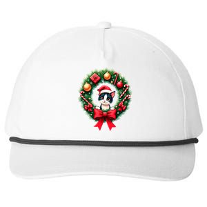 Funny Cat Santa Advent Crown Christmas Cats Lover Cat Mom Meaningful Gift Snapback Five-Panel Rope Hat