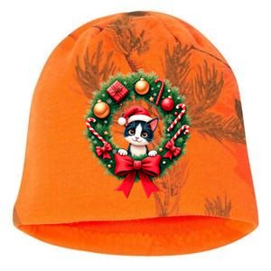 Funny Cat Santa Advent Crown Christmas Cats Lover Cat Mom Meaningful Gift Kati - Camo Knit Beanie