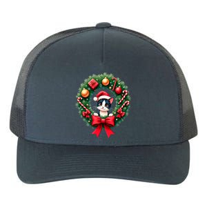 Funny Cat Santa Advent Crown Christmas Cats Lover Cat Mom Meaningful Gift Yupoong Adult 5-Panel Trucker Hat