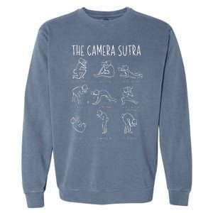 Funny Camera Sutra Photographer Photography Gift Men Women Garment-Dyed Sweatshirt