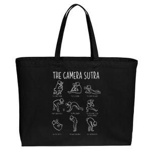 Funny Camera Sutra Photographer Photography Gift Men Women Cotton Canvas Jumbo Tote