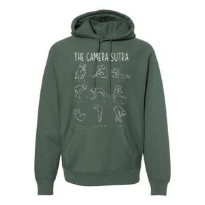 Funny Camera Sutra Photographer Photography Gift Men Women Premium Hoodie