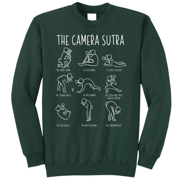 Funny Camera Sutra Photographer Photography Gift Men Women Tall Sweatshirt