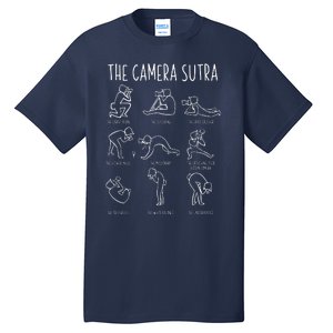 Funny Camera Sutra Photographer Photography Gift Men Women Tall T-Shirt