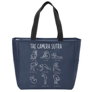 Funny Camera Sutra Photographer Photography Gift Men Women Zip Tote Bag