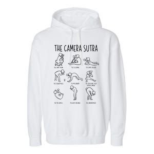 Funny Camera Sutra Photographer Photography Gift Men Women Garment-Dyed Fleece Hoodie