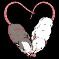 Funny Cute Small Rodent Pet Happy Heart Love Rat Lovers Sweatshirt