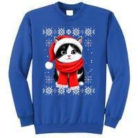 Funny Cat Santa Christmas Ugly Cats Lover Cat Mom Cute Gift Sweatshirt