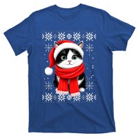 Funny Cat Santa Christmas Ugly Cats Lover Cat Mom Cute Gift T-Shirt