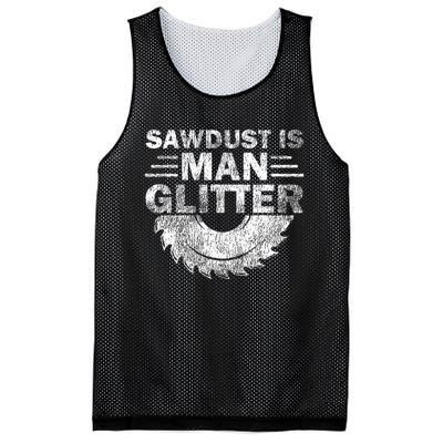 Funny Carpenter Sawdust Is Man Glitter Mesh Reversible Basketball Jersey Tank