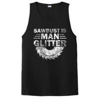 Funny Carpenter Sawdust Is Man Glitter PosiCharge Competitor Tank