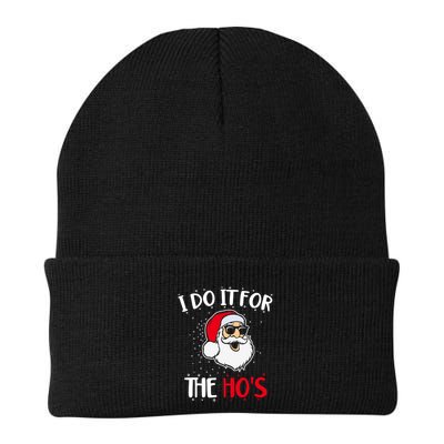Funny Christmas Santa I Do It For The Hos Holiday Mood Cute Gift Beanie