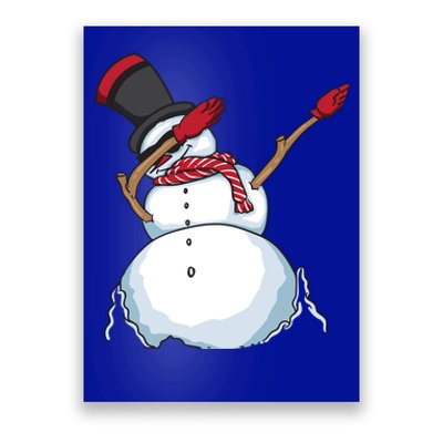 Funny Christmas Snow Dabbing Great Snow Xmas Gift Cute Gift Poster