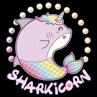 Funny Cute Sharkicorn Shark Unicorn 16 in Basic Backpack