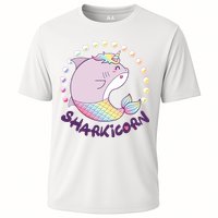 Funny Cute Sharkicorn Shark Unicorn Performance Shirt
