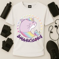 Funny Cute Sharkicorn Shark Unicorn Performance Shirt
