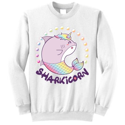Funny Cute Sharkicorn Shark Unicorn Sweatshirt