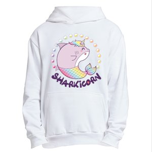 Funny Cute Sharkicorn Shark Unicorn Urban Pullover Hoodie