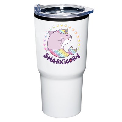 Funny Cute Sharkicorn Shark Unicorn Tumbler