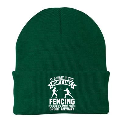 Fencing Combat Sport Fence Foil Epee Sabre Sword Fencer Knit Cap Winter Beanie