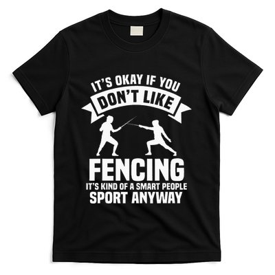 Fencing Combat Sport Fence Foil Epee Sabre Sword Fencer T-Shirt