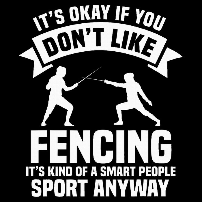 Fencing Combat Sport Fence Foil Epee Sabre Sword Fencer Tall T-Shirt