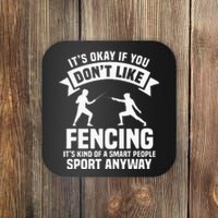 Fencing Combat Sport Fence Foil Epee Sabre Sword Fencer Coaster