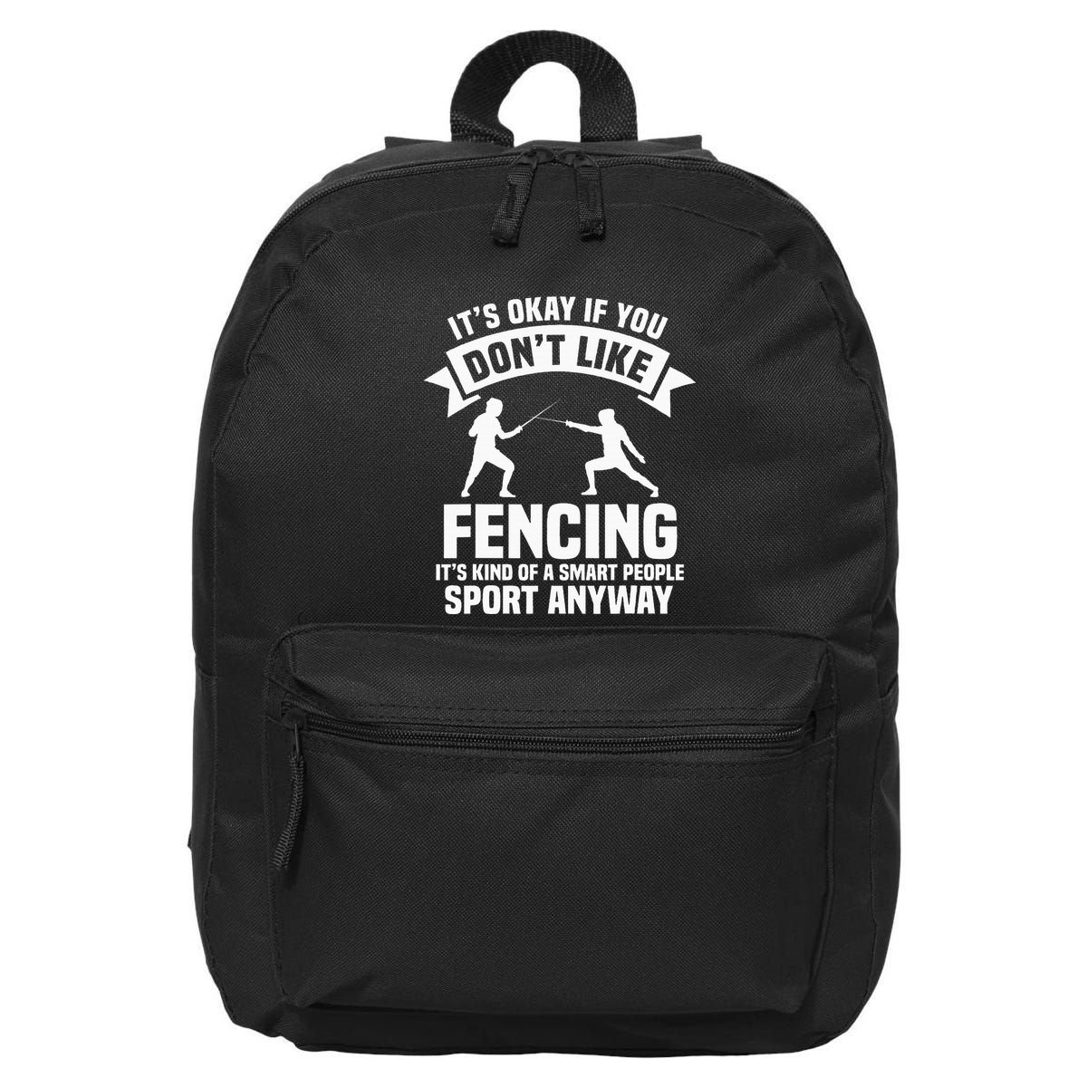 Fencing Combat Sport Fence Foil Epee Sabre Sword Fencer 16 in Basic Backpack