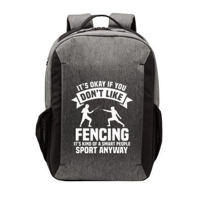 Fencing Combat Sport Fence Foil Epee Sabre Sword Fencer Vector Backpack