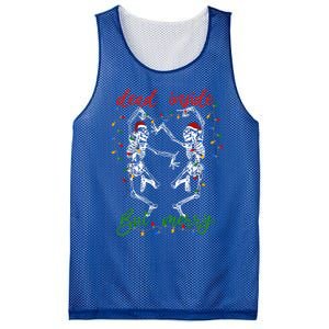 Funny Christmas Skeletons And Bright Dead Inside But Merry Gift Mesh Reversible Basketball Jersey Tank