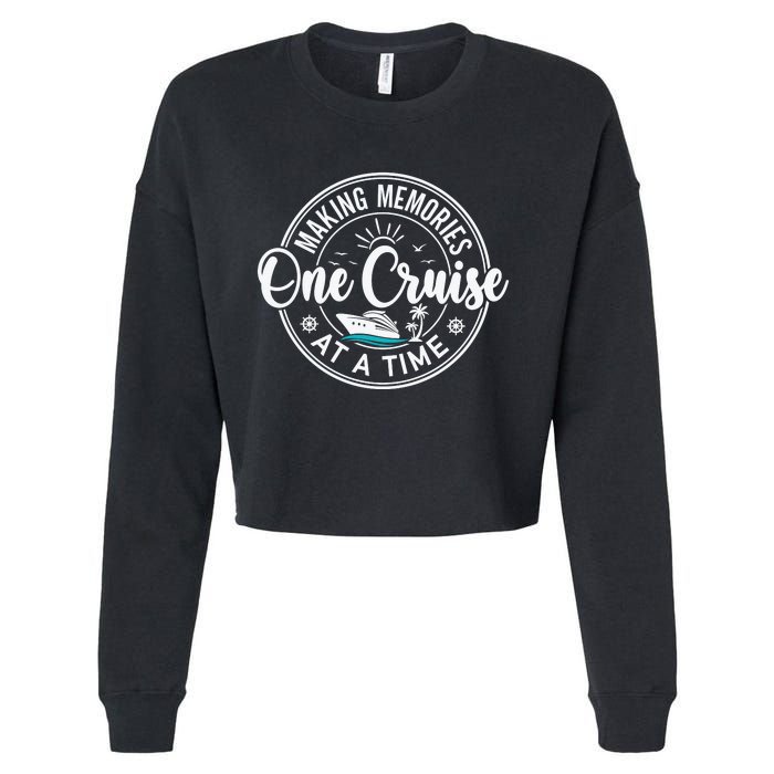 Family Cruise Shirp , Cruising Trip Cropped Pullover Crew