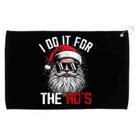 Funny Christmas Santa Claus I Do It For The Hos Cute Xmas Grommeted Golf Towel