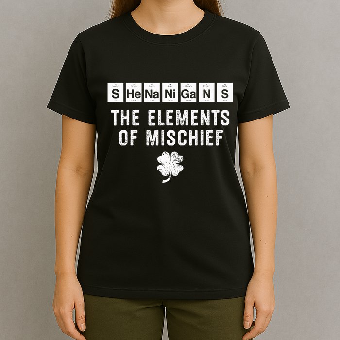 Funny Chemistry Shenanigans Periodic Table Elements T-Shirt