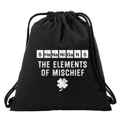 Funny Chemistry Shenanigans Periodic Table Elements Drawstring Bag