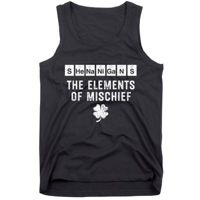 Funny Chemistry Shenanigans Periodic Table Elements Tank Top
