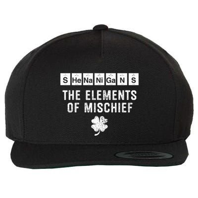 Funny Chemistry Shenanigans Periodic Table Elements Wool Snapback Cap