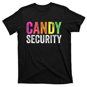 Funny Candy Security Halloween Costume T-Shirt