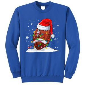 Football Christmas Santa Hat Xmas Football Lover Great Gift Sweatshirt