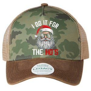 Funny Christmas Santa Claus I Do It For The Hos Cute Xmas Legacy Tie Dye Trucker Hat